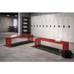 Ławka Metalowa Loft LM-103 Kolor Czerwony  Rozmiary od 50 cm do 200 cm